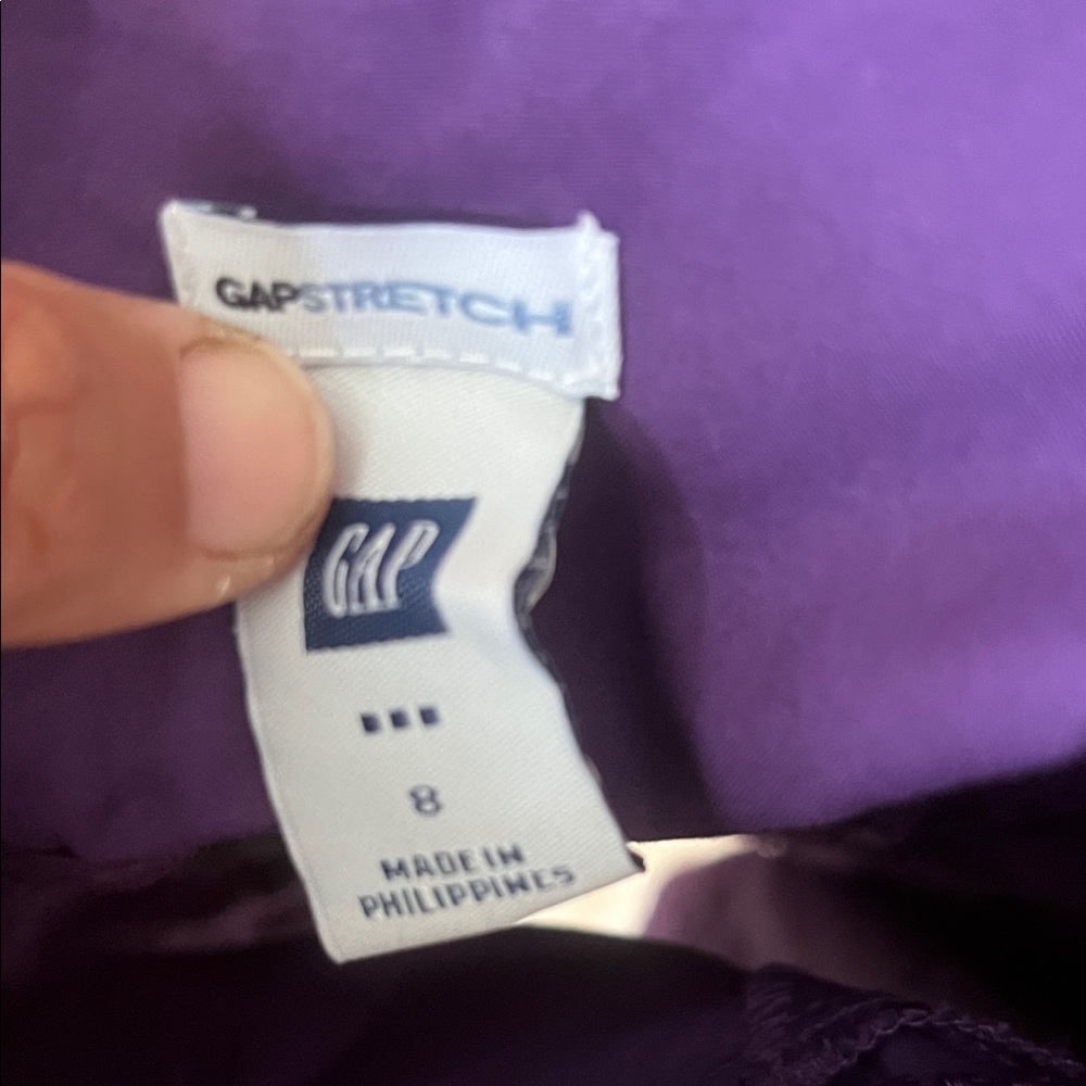 GAP Purple Stretch Fabric - Picture 2 of 5